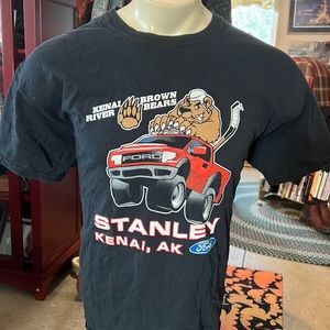Coming to you via Alaska! “Kenai River Brown Bears” sponsorship tee XL